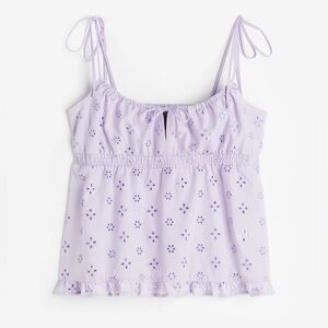 H&M Light Purple Floral Camisole
